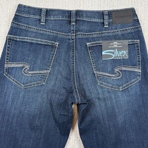 NEW Silver Jeans Co Mens 32x32 Eddie Athletic Fit Tapered Leg Denim Blue Jeans
